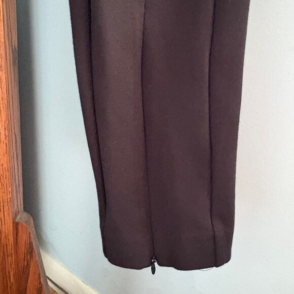 Maeve Anthropologie Ankle-Zip Black Stretch Skinny Pants size 0 - Picture 12 of 14